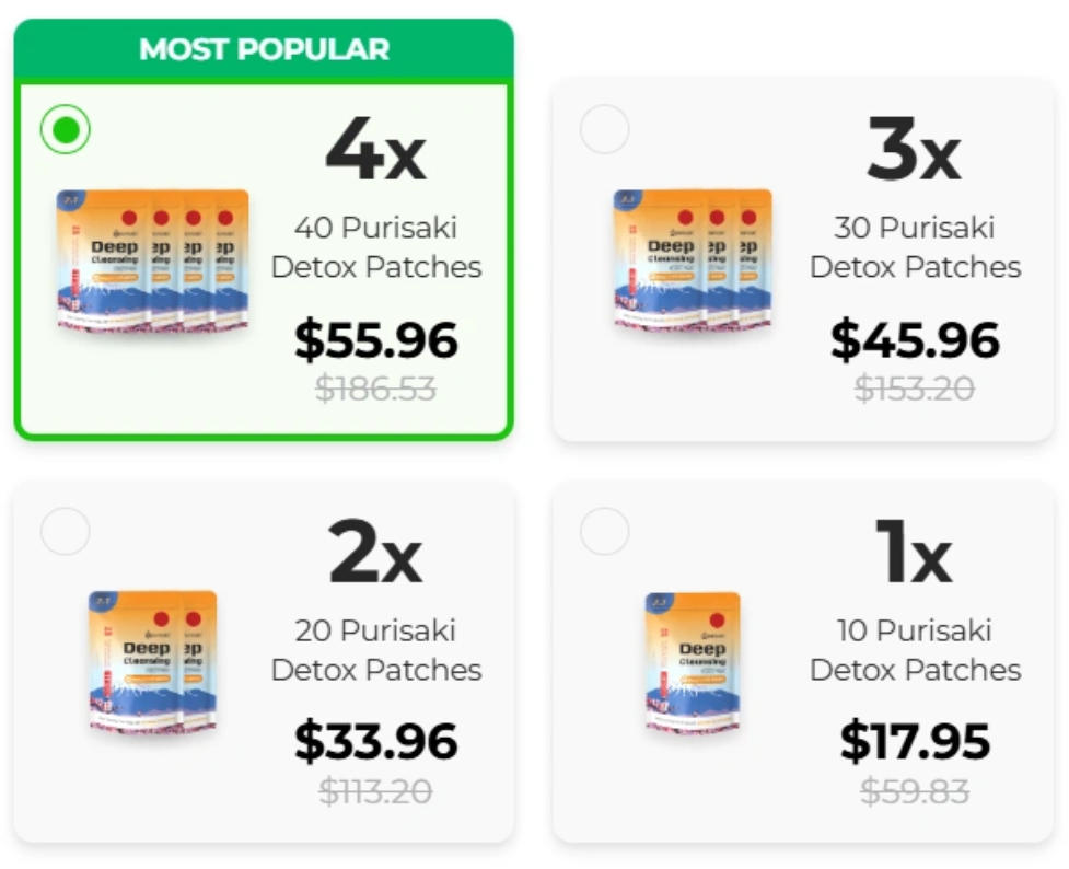 Purisaki Pricing — Package Options Available